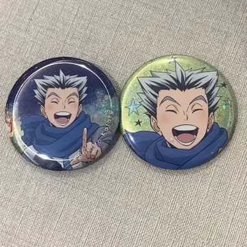 하이큐!! 코스모 월드 캔뱃지 보쿠토 코타로 2종 세트