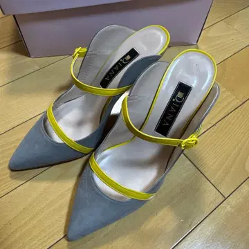 다이애나 스웨이드 하이힐 23cm 펌프스 뮬