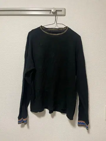 KAIKO 블랙 롱T 빈티지