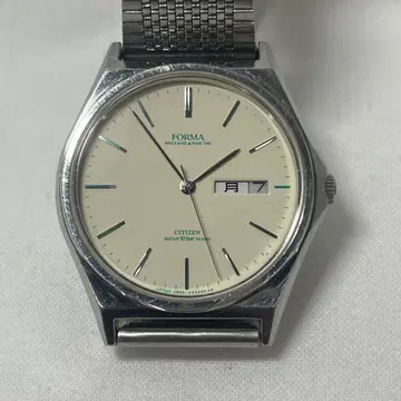 CITIZEN FORMA 손목시계 실버 작동품
