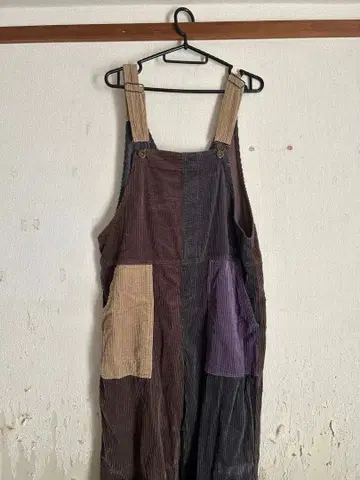 멀티 컬러 코듀로이 살로펫