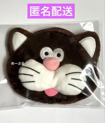 어수룩한 페이스 파우치 [ 혀 낼름 고양이 ]