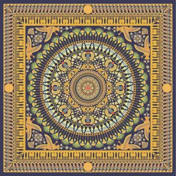 새상품 발수 보자기 로만다라