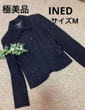 컨디션 최상 INED 이네드 자켓 울 자켓 사이즈 M 블랙