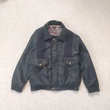 스윙탑 패딩 자켓 XL 상당 네이비 짧은 기장