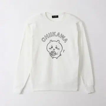 치이카와 트레이닝복 맨투맨 화이트 M