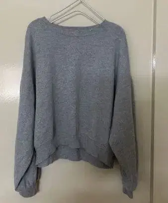 그레이 오버 사이즈 긴팔 상의