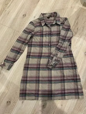 파타고니아 긴팔 셔츠 원피스