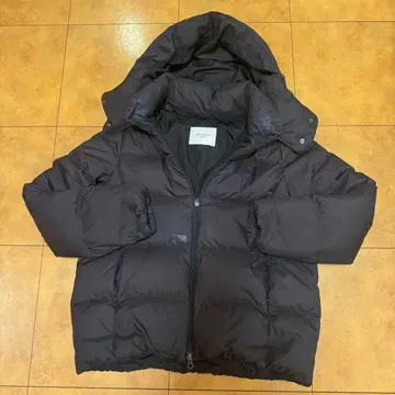 URBAN RESEARCH DOORS 후드 부착 다운 자켓 블랙