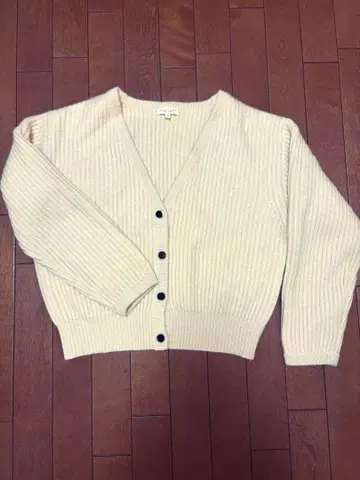 DENIMLEE 캐시미어 V넥 가디건