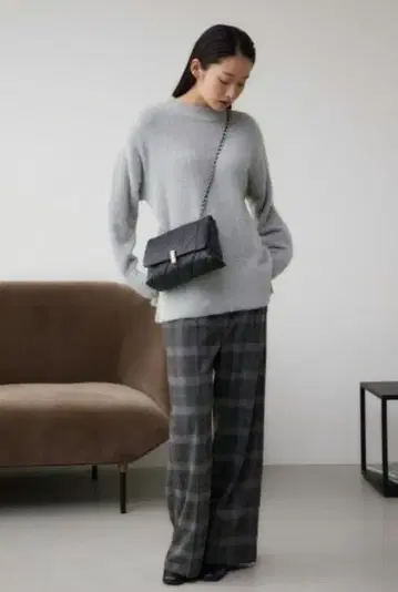 AZUL BY MOUSSY 인조 가죽 퀼팅 백