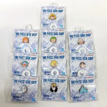 원피스 BASE SHOP face pins 밀짚모자 일당 10종 세트