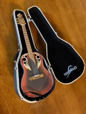 오베이션 기타 아다마스 미니어처 기타 케이스 포함