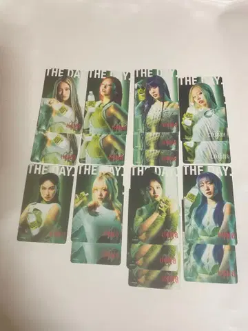 한정판 트레이딩 카드 바디멘테 THEDAY 카드 17장