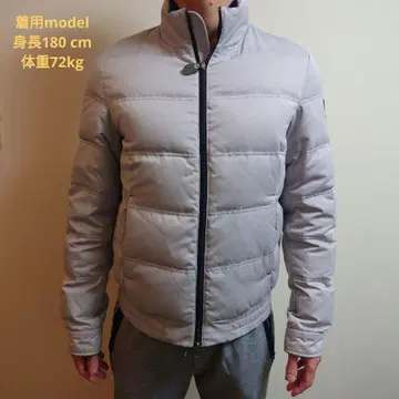 클리닝 완료 아르마니진스 다운 자켓 그레이