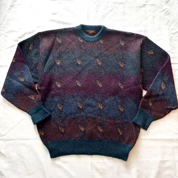 빈티지 긴자 와코 이탈리아제 PETER BROWN 남성용 스웨터