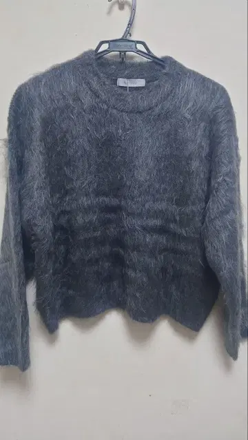 UNIFILO 알파카 샤기 니트 그레이 XL