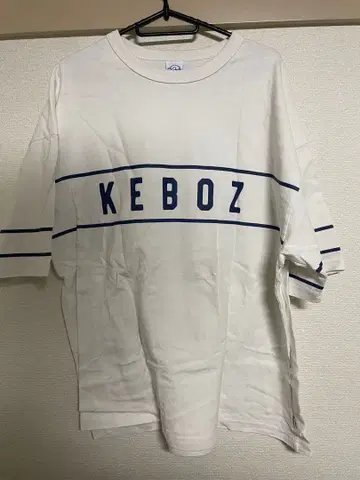 KEBOZ 화이트 오버 사이즈 T셔츠