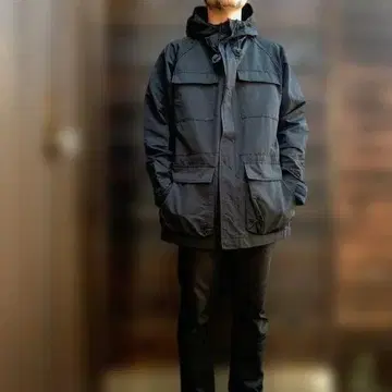 시에라 디자인 마운틴 후드티 코듀라 나일론 블랙 M 사이즈