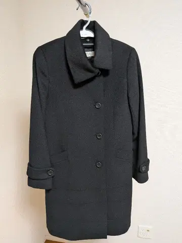 (새상품급) 롱 코트 블랙