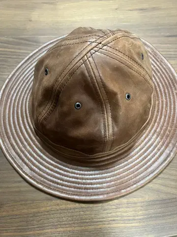 Mr.FATMAN 가죽 퍼티그 햇