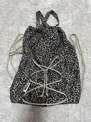 ctfk 발수 레이스업 냅색 레오파드