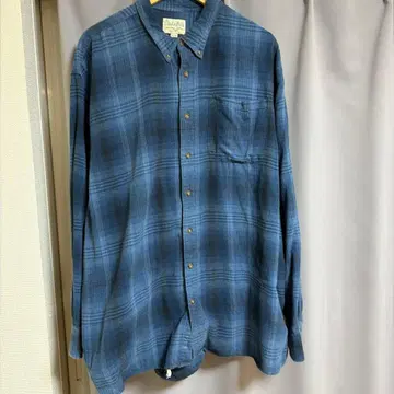 카벨라스 옴브레 체크 플란넬 셔츠 3XLT 빅 사이즈