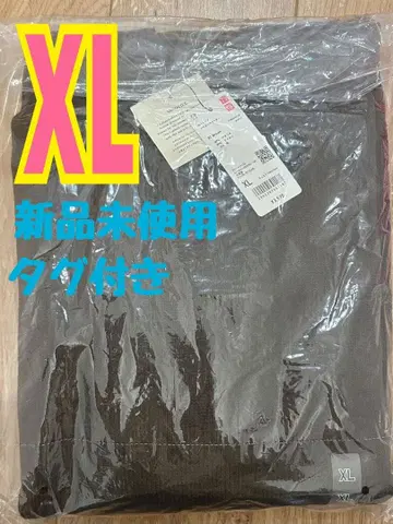 유니클로C 로우게이지 하이넥 스웨터 브라운 XL