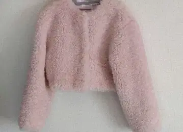 새상품급 SNIDEL 인기 숏 기장 보아 아우터 핑크