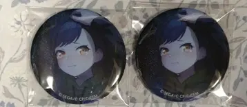 프로세카 시로이시 안즈 그리 캔뱃지 21C 2개 세트 글리터 캔뱃지