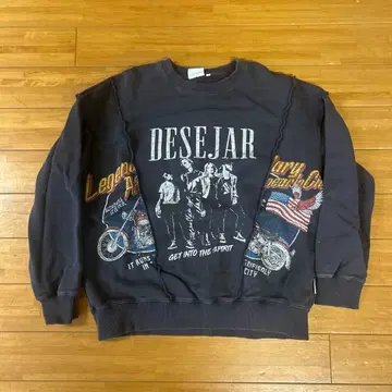 Desejar 그래픽 프린트 트레이닝복