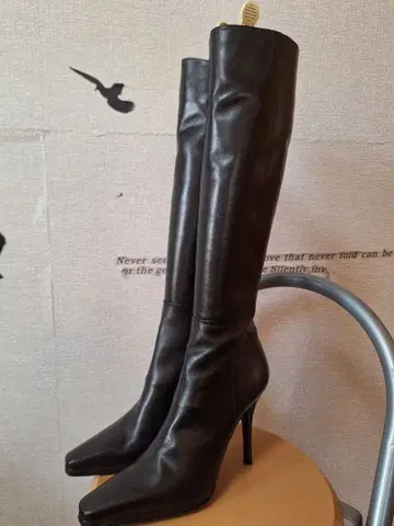 새상품 핑키&다이앤 롱 부츠 블랙 24.5cm