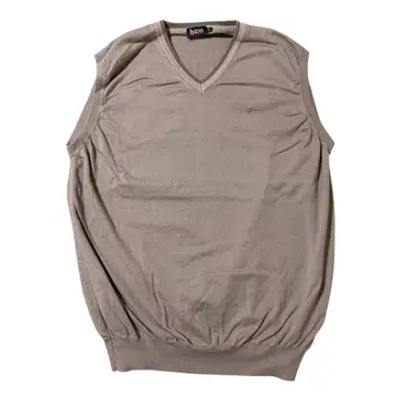 USA 구제 의류 hajo 니트 베스트 V넥 자수 원포인트 X173