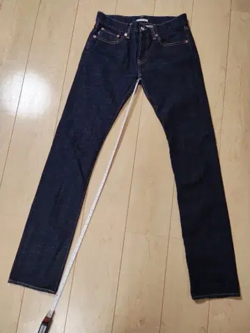 이터널 53783 슬림 스트레치 타이트 스트레이트 데님 청바지