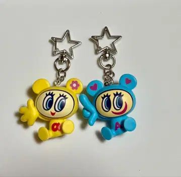 엔젤 블루 나카무라 군 꽃짱 키링 2개 세트