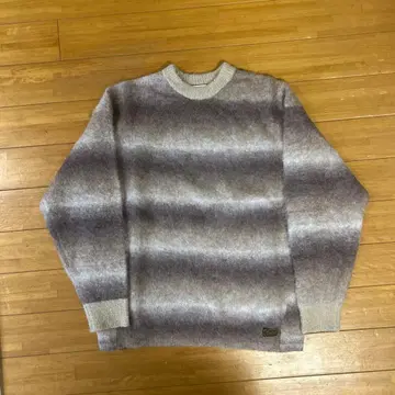 BAYFLOW 스트라이프 크루넥 스웨터