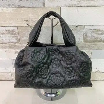 M'S GRACY 엠즈 그레이시 꽃무늬 까멜리아 블랙 핸드백