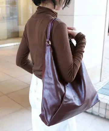 andme A4 대용량 토트백 다크 브라운