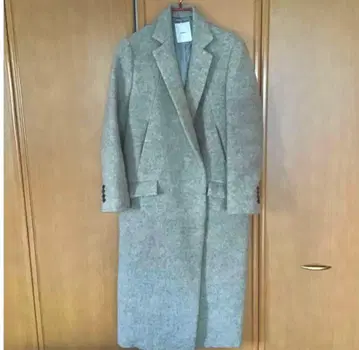 ebure 그레이 롱 코트 사이즈 36