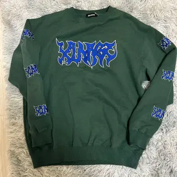 XLARGE 그린 맨투맨