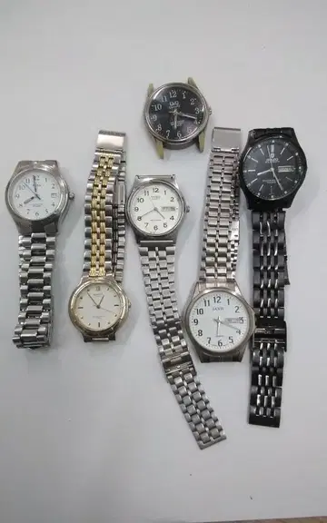 남성용 손목시계 6개