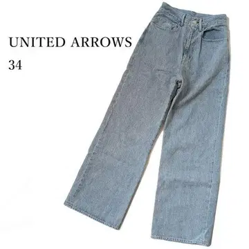 유나이티드 애로우즈 34 UNITED ARROWS 루즈 실루엣 데님