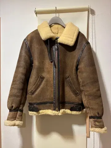 AVIREX TYPE B-3 가죽 자켓 38