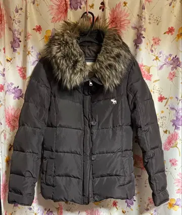 Abercrombie & Fitch 퍼 트리밍 다운 자켓