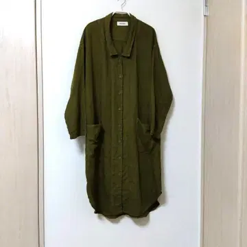 tumugu 츠무구 솔리 린넨 롱 셔츠