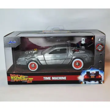 백 투 더 퓨처 3 데로리안 미니카 새상품 JADA 빨간색 휠