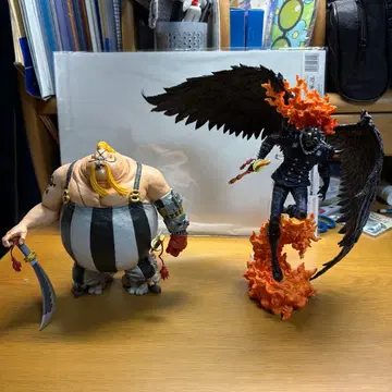 원피스 - 혼고시조 - 화재의 킹 역재의 퀸 2종 세트 개봉품 박스 있음