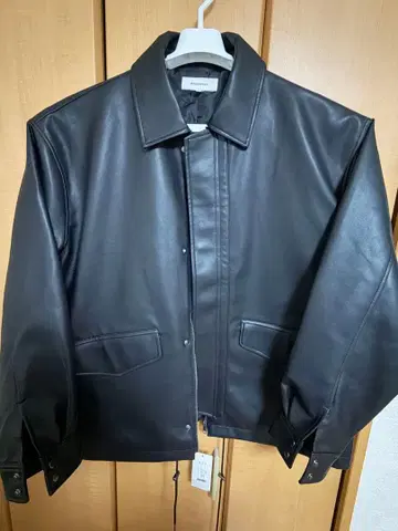 MONO-MART 가죽 자켓 블루종