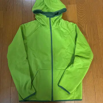 UNIQLO 보우후 스트레치 후드 맨투맨 M 그린