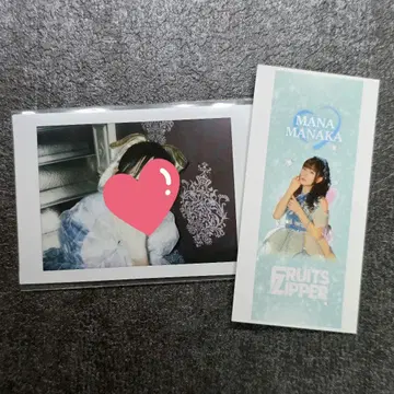 FRUITS ZIPPER 마나카 마나 노건지 의상 란 폴라로이드